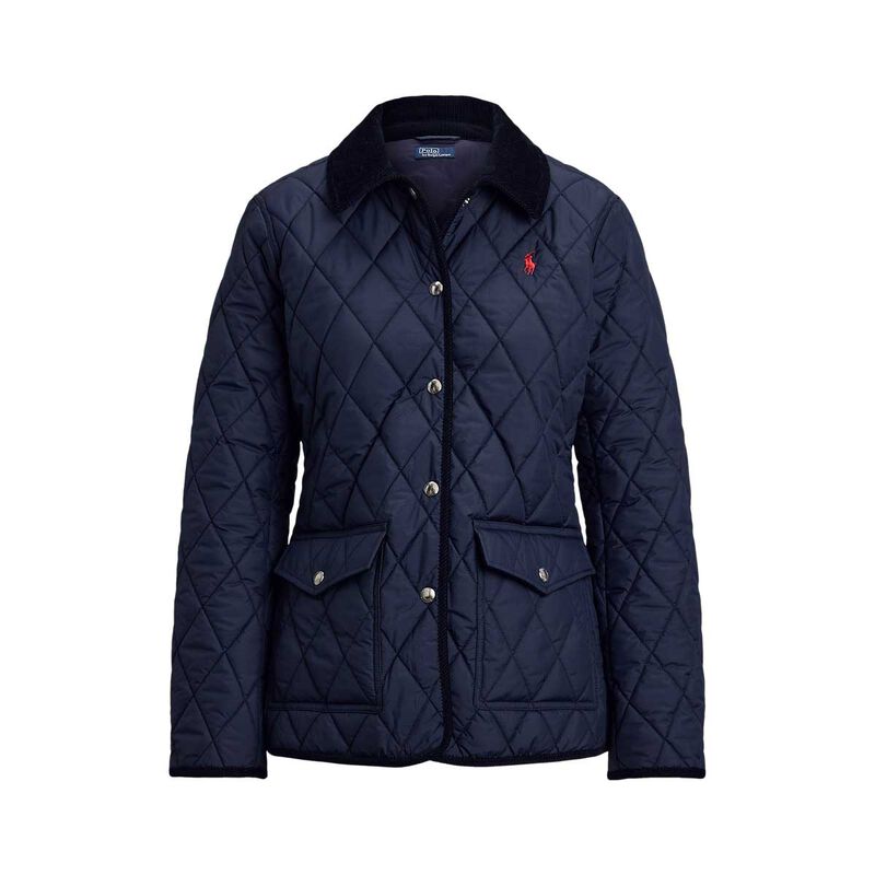 Polo Ralph Lauren Corduroy Trim Quilted Barn Jacket image number 2